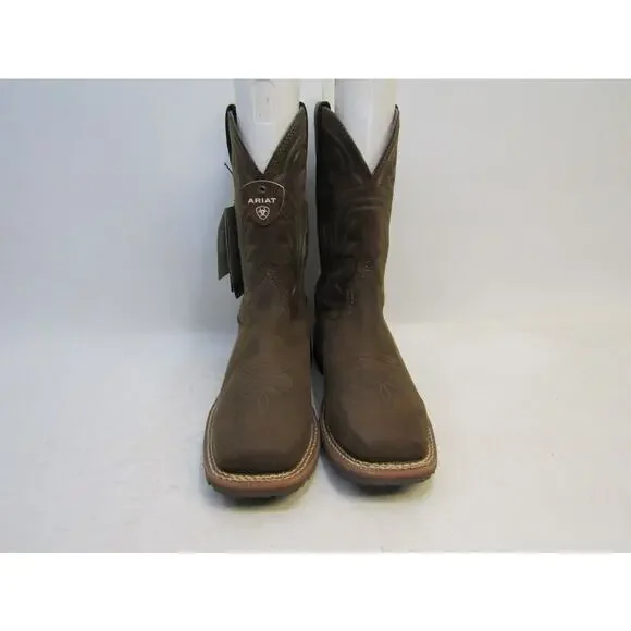 Ariat Hybrid Rancher H20 Mens Size 11 EE Brown Leather Waterproof Boot 10014067